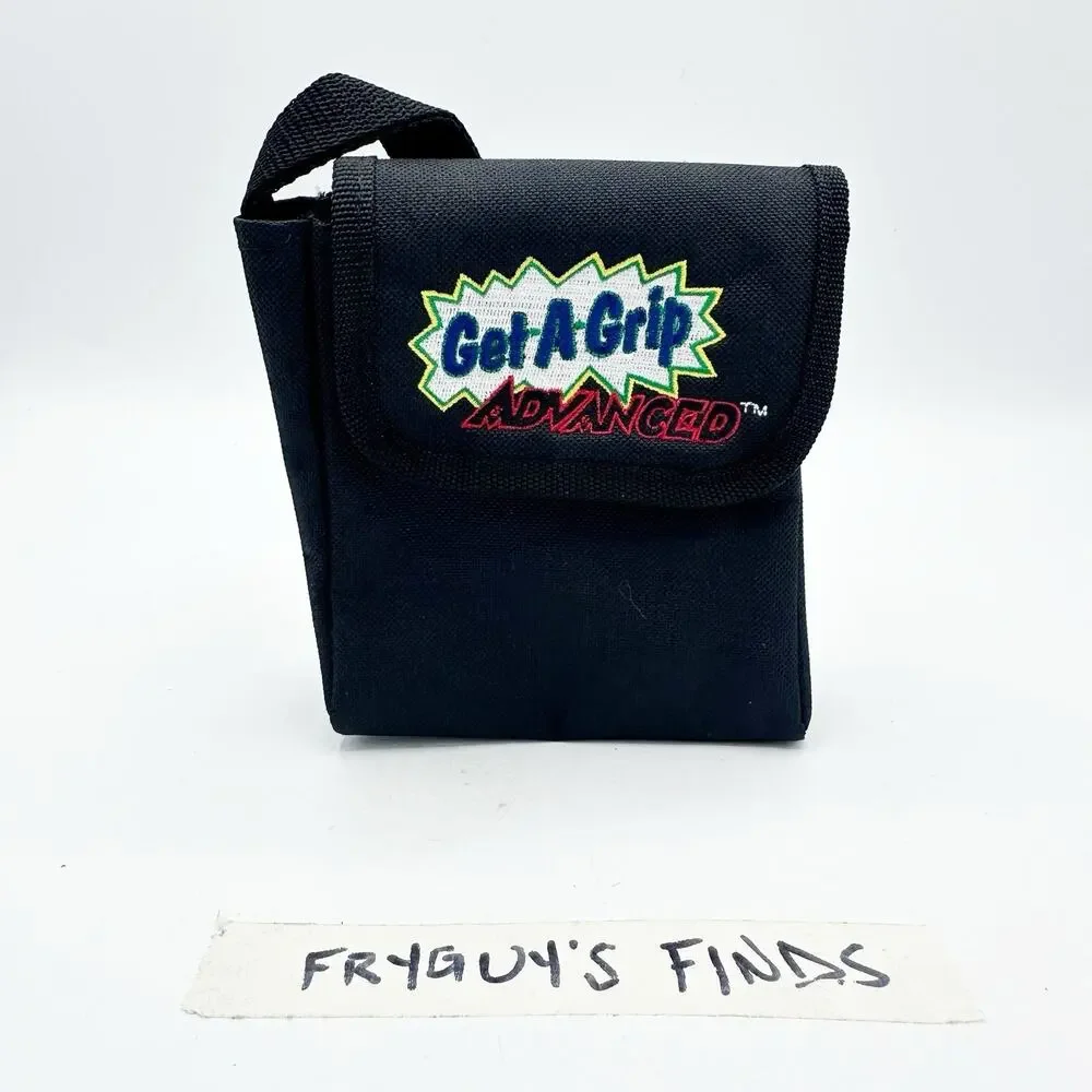Get A Grip Game Boy Advanced SP Carrying Case Black Travel Pouch 5